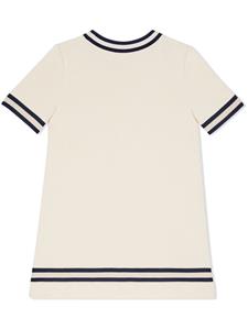 Gucci Kids Jurk met horsebit detail - Beige