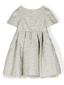 Bonpoint Lilibet mini-jurk met metallic afwerking - Grijs