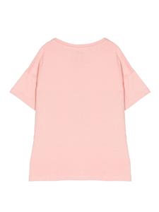 Kenzo Kids T-shirt met logoprint - Roze