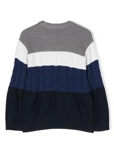 Emporio Armani Kids Intarsia trui - Grijs