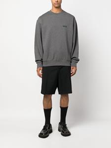 APC Sweater met logoprint - Grijs