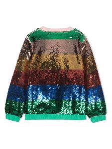 Stella McCartney Kids Sweater met pailletten - Rood