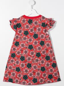 Moncler Enfant Overhemd met bloemenprint - Rood