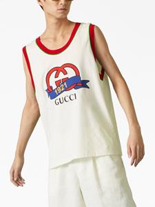 Gucci Hemd met logoprint - Wit