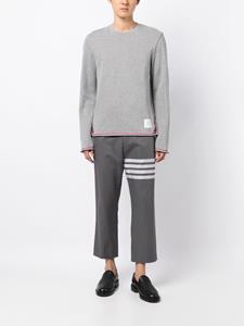 Thom Browne Sweater met logopatch - Grijs