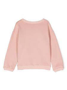 Bonpoint Sweater met geborduurd logo - Roze