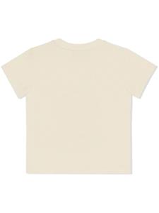 Gucci Kids T-shirt met slakkenprint - Beige