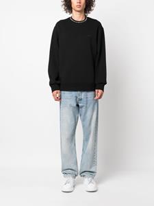 Emporio Armani Intarsia sweater - Zwart