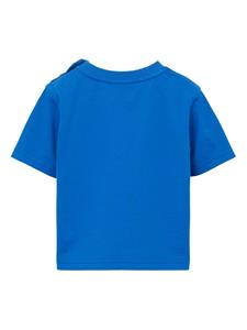 Burberry Kids T-shirt met logoprint - Blauw