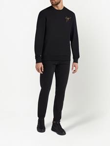 Giuseppe Zanotti Sweater met print - Zwart