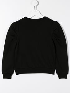 Balmain Kids Sweater met logoprint - Zwart