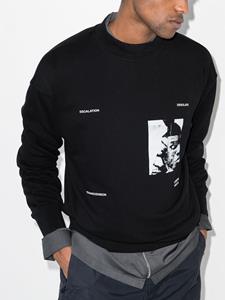 HELIOT EMIL Sweater met print - Zwart