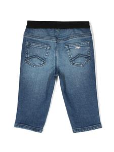 Emporio Armani Kids Elastische jeans - Blauw