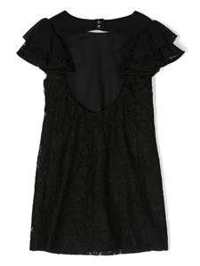 Monnalisa Gelaagde jurk - Zwart