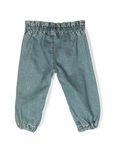 Balmain Kids Jeans met toelopende pijpen - Blauw