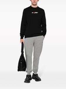 Tommy Hilfiger Sweater met logoprint - Zwart