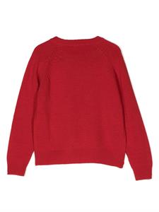 Il Gufo Sweater met print - Rood