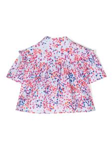 Philosophy Di Lorenzo Serafini Kids Shirt met bloemenprint - Blauw