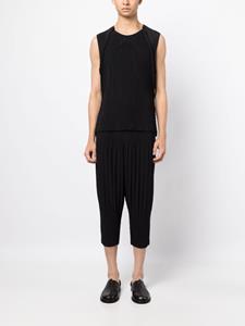 Homme Plissé Issey Miyake Geplooide tanktop - Zwart