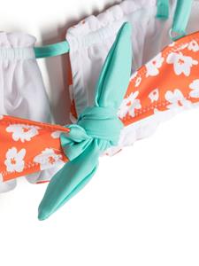 MC2 Saint Barth Kids Bikini met bloemenprint - Oranje