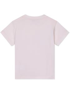 Dolce & Gabbana Kids T-shirt met logoprint - Roze