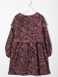 Andorine Midi-jurk met tijgerprint - Roze