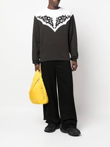 Kenzo Sweater met bloemenprint - Zwart