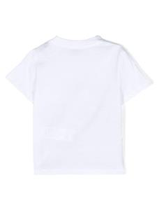 Missoni Kids T-shirt met zigzag-print - Wit