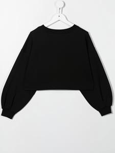 DONDUP KIDS Sweater met geborduurd logo - Zwart