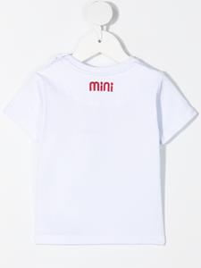 Gcds Kids T-shirt met geborduurd logo - Wit