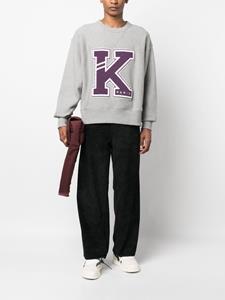 Kenzo Sweater met logopatch - Grijs