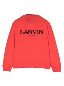 Lanvin Enfant Vest met geborduurd logo - Rood