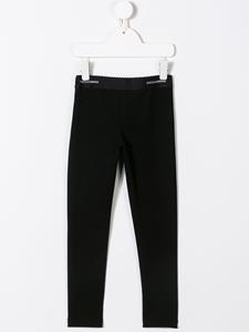 Dolce & Gabbana Kids legging met logo op de tailleband - Zwart