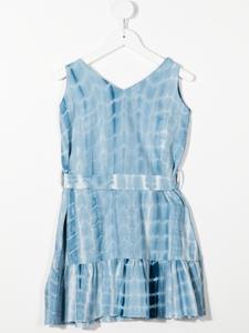 Little Bambah Mini-jurk met tie-dye print - Blauw
