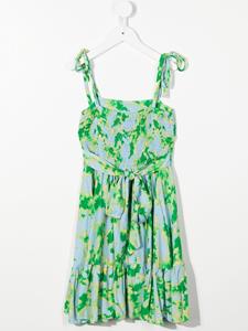 Little Bambah Maxi-jurk met tie-dye print - Groen