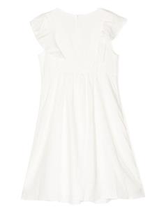 Chloé Kids Mouwloze jurk - Wit