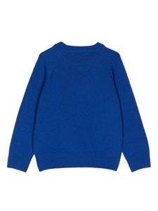 Mini Rodini Intarsia trui - Blauw