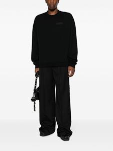 LGN LOUIS GABRIEL NOUCHI Sweater met logopatch - Zwart