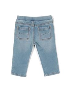 Philipp Plein Junior Jeans met logoplakkaat - Blauw