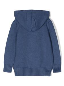 Ralph Lauren Kids Gebreide hoodie - Blauw