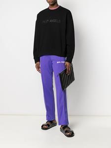 Palm Angels Sweater met logoprint - Zwart