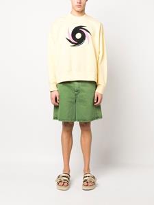Palm Angels Sweater met print - Geel