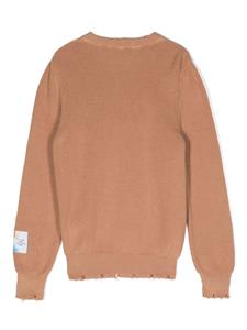 MSGM Kids Katoenen sweater - Bruin
