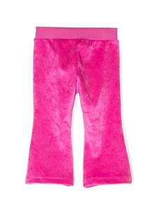 Versace Kids Fluwelen legging - Roze