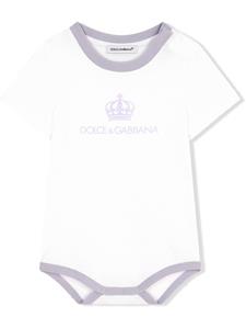 Dolce & Gabbana Kids Set van twee rompers - Wit