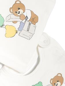 Moschino Kids Babypakje met teddybeerprint - Wit