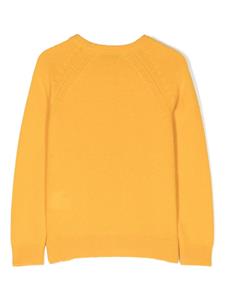 Bonpoint Sweater met logoprint - Oranje