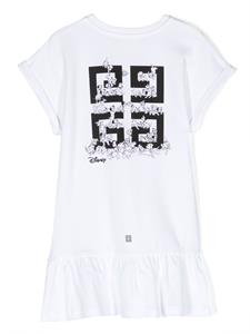 Givenchy Kids Jurk met logoprint - Wit