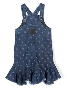 Givenchy Kids Mini-jurk met logoprint - Blauw