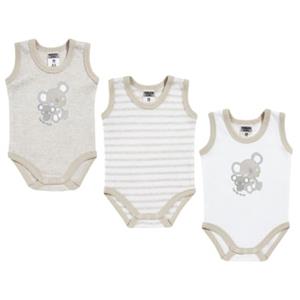 JACKY Bodysuit 3-pack beige melange